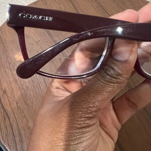 Coach Women’s Dark Purple Glasses